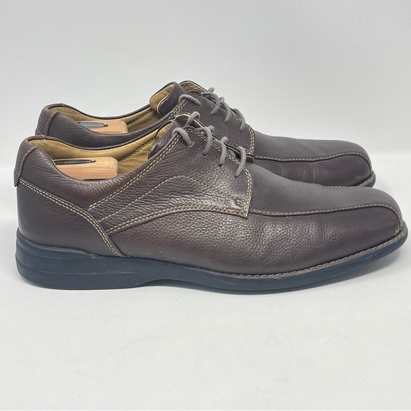 Johnston & Murphy Hunley Shoes Mens 11.5 M Brown Leather Stitched Casual Lace Up main image 14